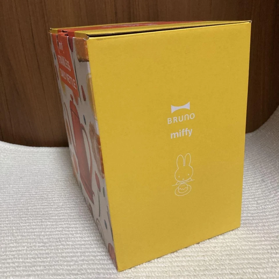 Hervidor eléctrico BRUNO Miffy acero inoxidable AC100V 1,0 L naranja Japón nuevo Foto 2 de 4