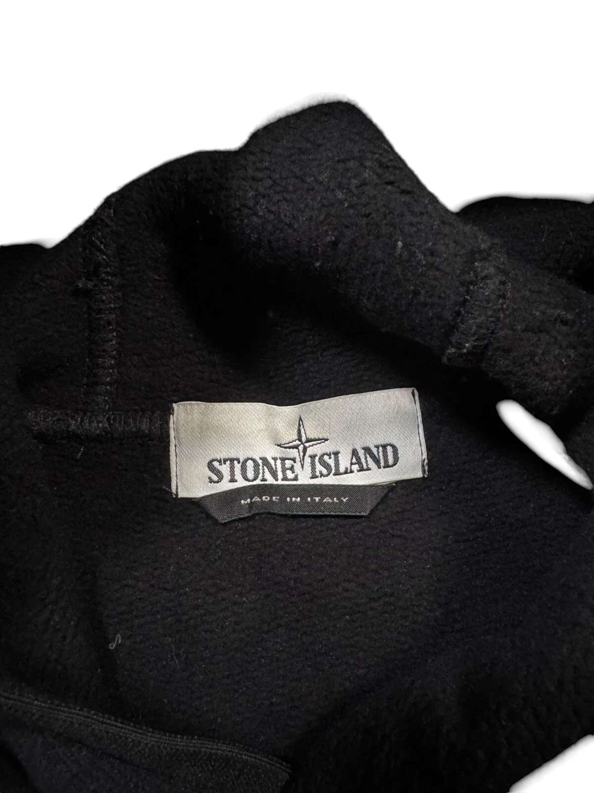 Maglione Stone Island uomo nero maglia gomito maglione felpa con cappuccio taglia media M