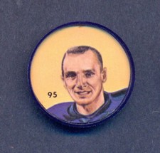 1963 CFL NALLEY'S POTATO FOOTBALL SP COIN #95 Nick Miller WINNIPEG BLUE BOMBERS