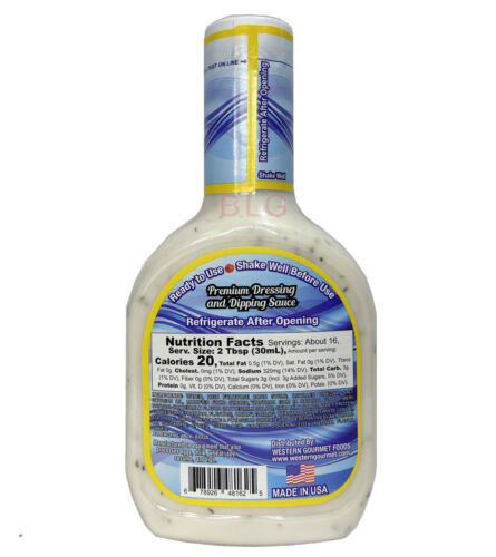 CREAMY RANCH Salad Dressing Dipping Sauce Kitchen Seasonings Spices 16oz. Bundle - Picture 3 of 18