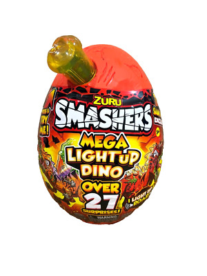 Zuru Smashers Mega Light Up Dino Egg 27 Surprises Series 4