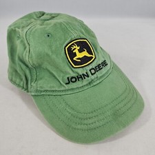 John Deere Toddlers Hat One Size Green Embroidered Logo Cap