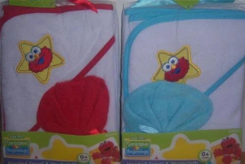 Sesame Street Baby Hooded Towels