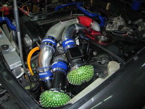 AFM Adapter + Cone Filter Fit Nissan Fairlady Z32 Skyline GTS R32 R33 R34 Pulsar - Picture 4 of 10