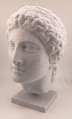 GREEK SCULPTURE HERA 7.3 INCH/185 MM, MUSEUM REPRODUCTION