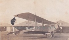 Curtiss plane & Hangers RFC Netheravon 1916 Royal Flying Corps WW1 photo 