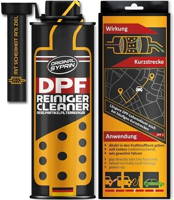 ORIGINAL SYPRIN Pulitore Filtro Antiparticolato Diesel Originale Syprin DPF I Additivo per Pulizia DPF