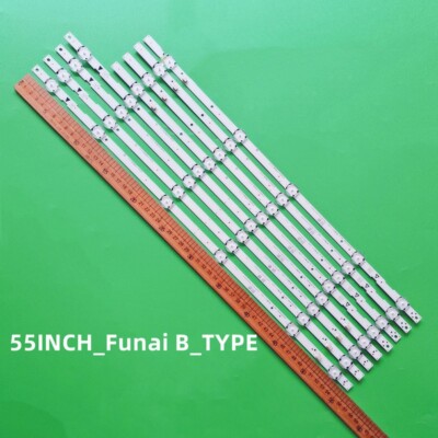 LED strips for PHILIPS 55PFL5402/F7 55PFL5601/F7 55W5S1P 55W6S1P E128280 LB55084