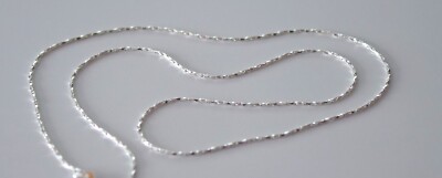 Chaîne De Cou En Argent Massif - Longueur 47 Cm - Réf. 704 - Occasion, Made In France