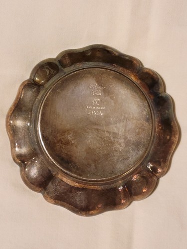 Barker Ellis Silver Scalloped Dish England - Picture 3 of 7