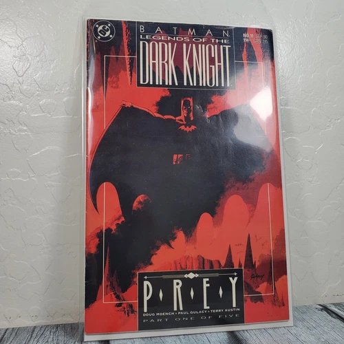 DC Comics Batman Legends Of The Dark Knight #11 Prey 1990 Vintage Comic Book