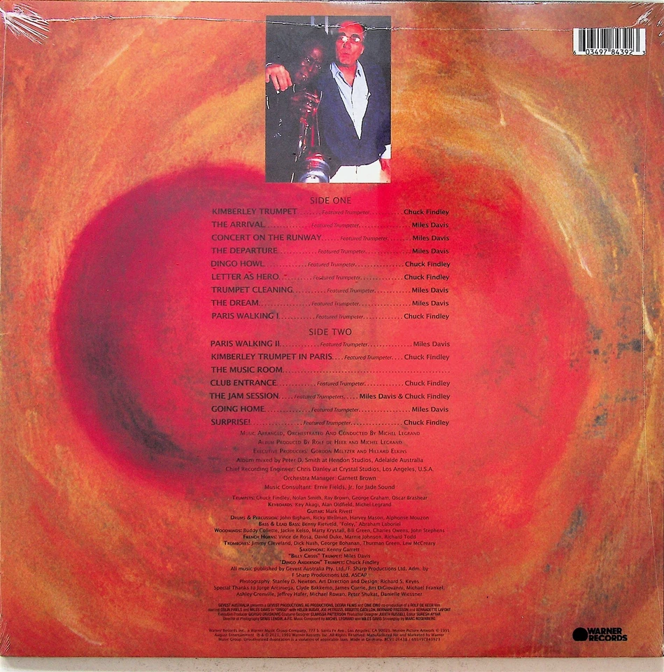 Miles Davis & Michel Legrand- DINGO Soundtrack LP (NEW** Coloured Vinyl 2022) - Image 3 of 3