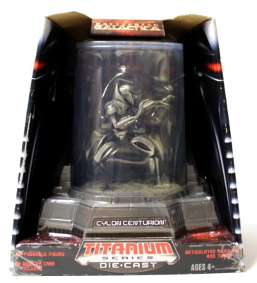 Battlestar Galactica Titanium Series Die Cast Cylon Centurion Figure