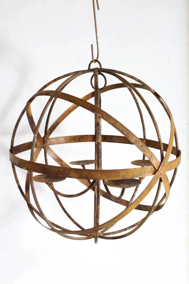 Pequeño candelabro esfera mística de 20" - orbe de iluminación interior o exterior Foto 2 de 4