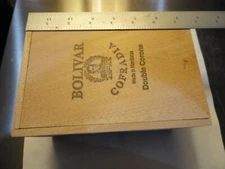 Bolivar Cofradia Double Corona Cigar Box 7-5/8"x5-1/4x4-1/4"