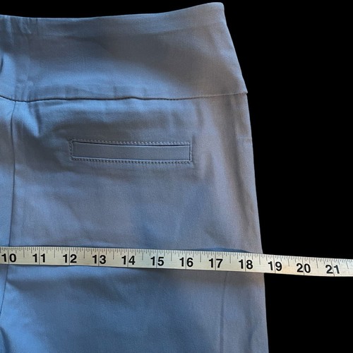 New Directions Größe 6 Kunst-Gesäßtaschen himmelblau Schlankmacher Stretch weich Karriere - Bild 13 von 17