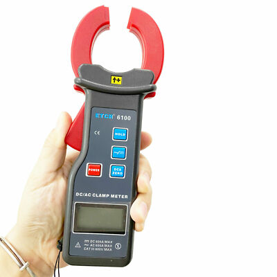 Portable Clamp Leakage Current Meter Ammeter Resolution 0.1mA AC DC 0.0A-1000A