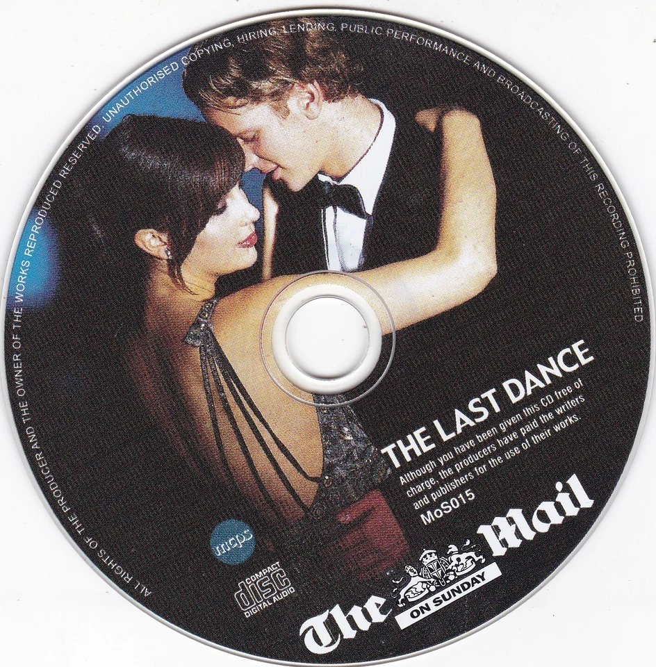 THE LAST DANCE ( THE MAIL ON SUNDAY Newspaper 20 Track CD ) - Bild 3 von 3