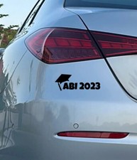 ABI 2023 Auto Aufkleber Spruch Karosserie Abitur Abschluss Student Sticker