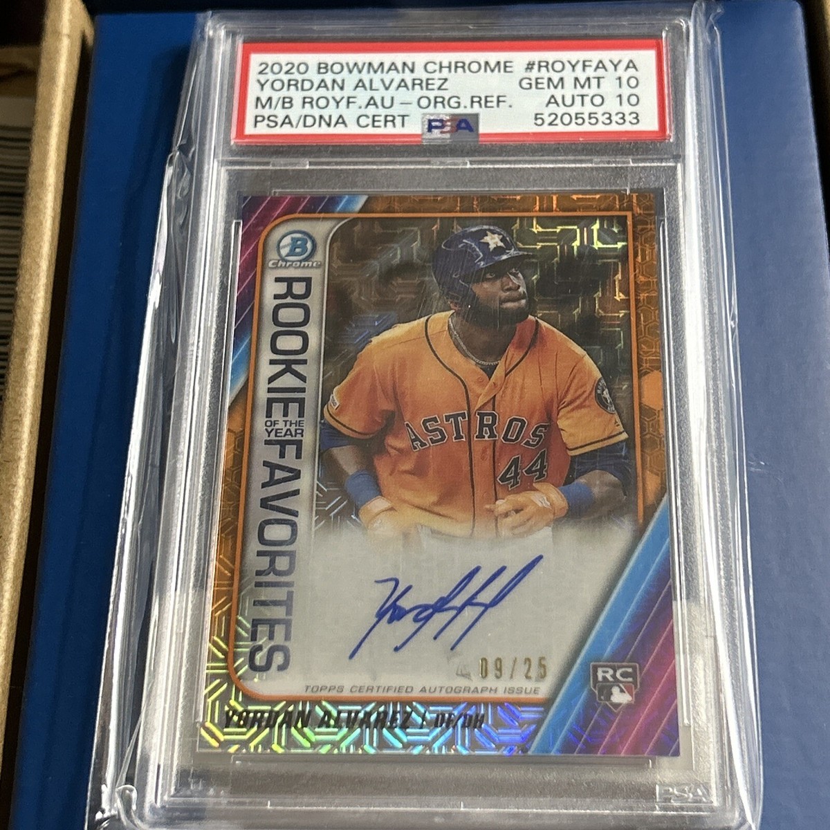 Baseball Cards Bowman 2020 Bowman Yordan Alvarez RC - PSA 10 Gem