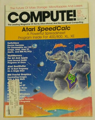 Compute! Magazine Vintage Computing March 1986 Issue 70 Vol.8 No. 3