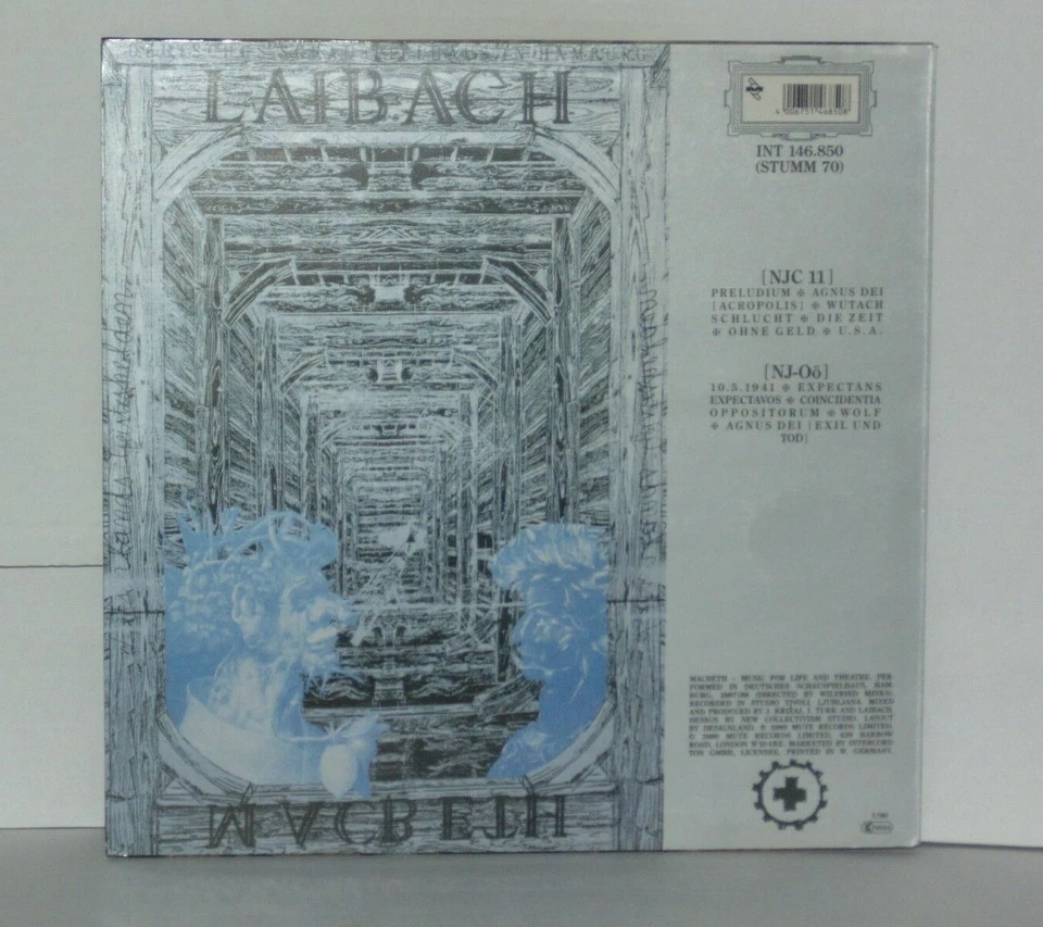 Laibach Macbeth LP 1990 Mute German VG+ Plays Well INT 146.850 STUMM70 - Image 3 of 4