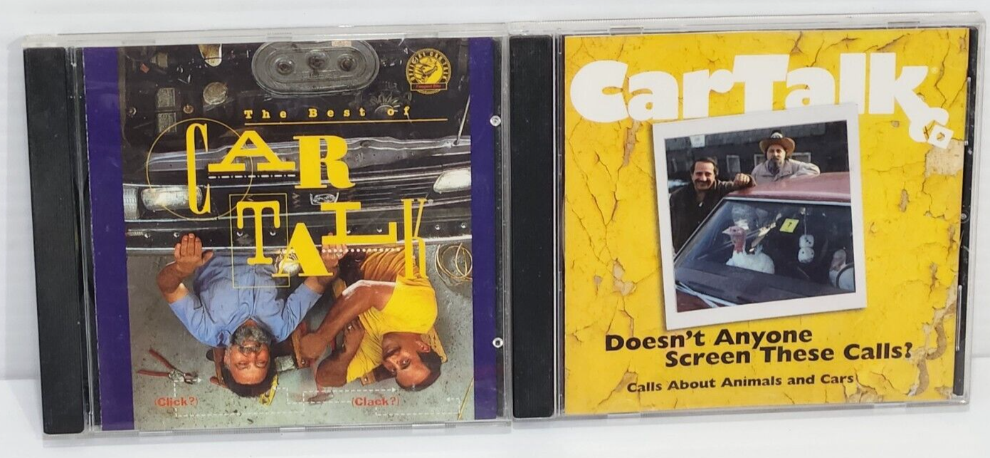 Lot of 2 Car Talk CDs Best of & Doesn't Anyone Screen Calls Click Clack Tappet