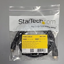 StarTech HDMI 6FT HDMI Male / Male Cable (HDMM6)