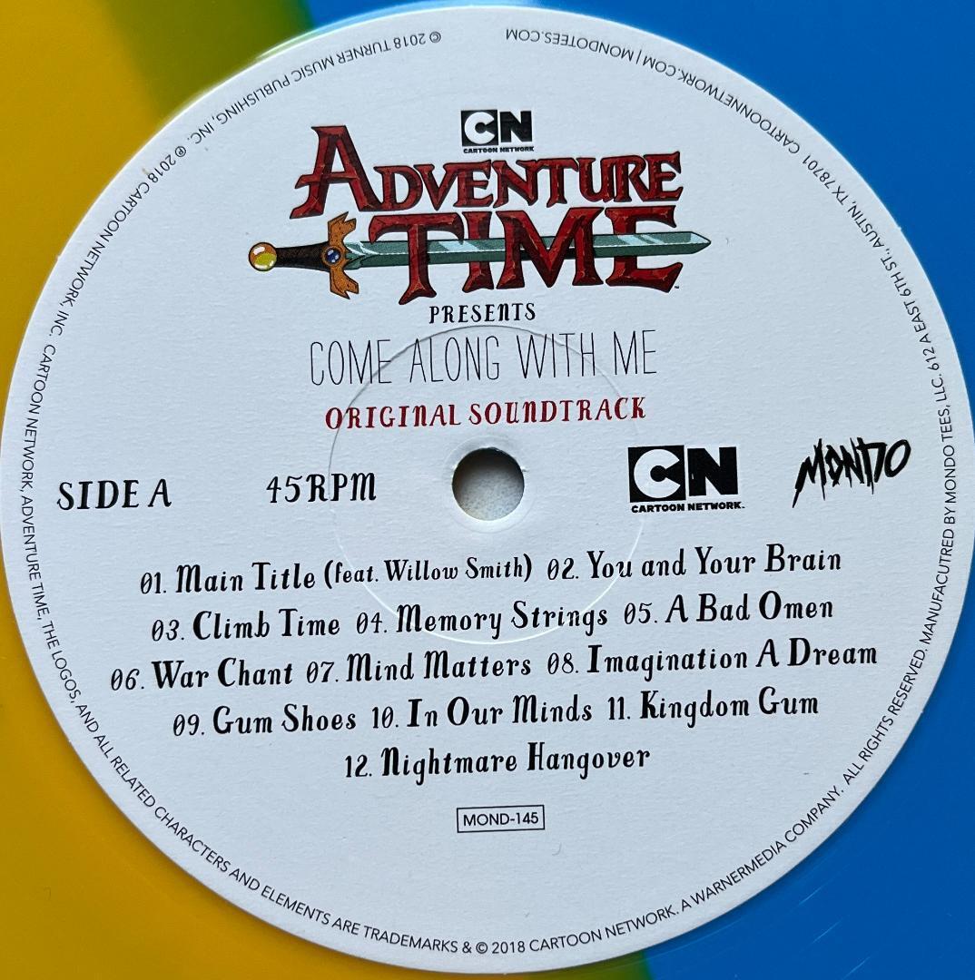 Analog Vinyl Adventure Time Mond-145 Animation Soundtrack 