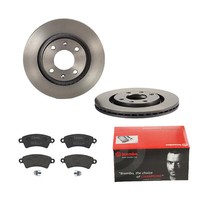 Brembo Bremsscheiben Ø266MM + BremsbelÄGe Vorne FÜR Peugeot 306 Citroen Xsara