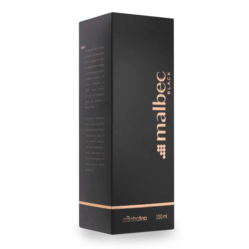 Malbec Black - O Boticario - Cologne For Men - 100ml 3.4 fl Malbec Black - O Boticario - Cologne For Men - 100ml 3.4 fl