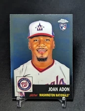 Joan Adon Rookie RC 2022 Topps Chrome Platinum Anniversary Card #207 Nationals