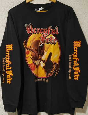 Mercyful fate Long sleeve XXL shirt King diamond Saxon Ghost Warlord Accept Doro