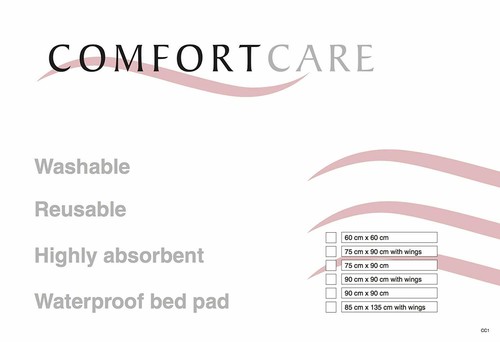 Washable Absorbent Bed Pad, Incontinence protection -Blue, Pack of 1, 2 or 3 - Picture 8 of 17