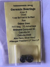 DAIWA STEEZ, 7HT, Mag TD ADVANTAGE Ceramic Ball Bearings By Smooth Drag
