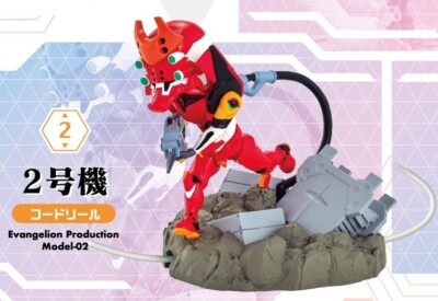 RE-MENT Evangelion DesQ Desktop EVA Mini Figure EVA-02 Unit-02