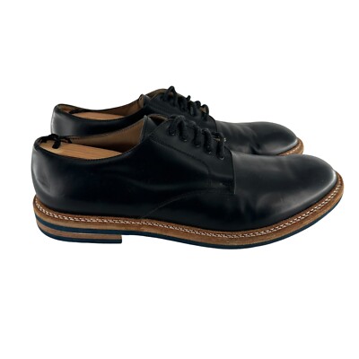 Plectrum by Ben Sherman Shoes Mens 44 Black Leather Derby  display picture 1