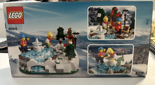 LEGO 40416 Christmas Ice Skating Rink Winter Holiday Retired New Sealed - Picture 2 of 2