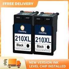 2 Pack PG-210XL Black Ink Cartridge for Canon PIXMA iP2700 MP240 250 270 260