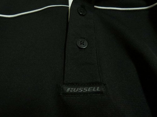 New Sz S Black Nhl Russell Athletic Mens Polyester #76L Golf Polo Shirt - Picture 39 of 315