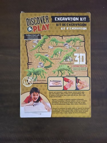 Discover And Play 3D Dinosaur Fossil Excavation Kit "BRACHIOSAURUS" - Picture 2 of 2