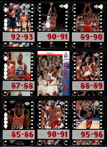 迈克尔·乔丹,NBA,9 张卡批量名人堂,免运费芝加哥公牛队 75 美分 A 卡 - 第 6 张/共 29 张