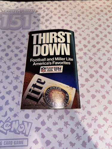 Miller lite NFL Handbook Lot of 6 - Picture 4 of 19