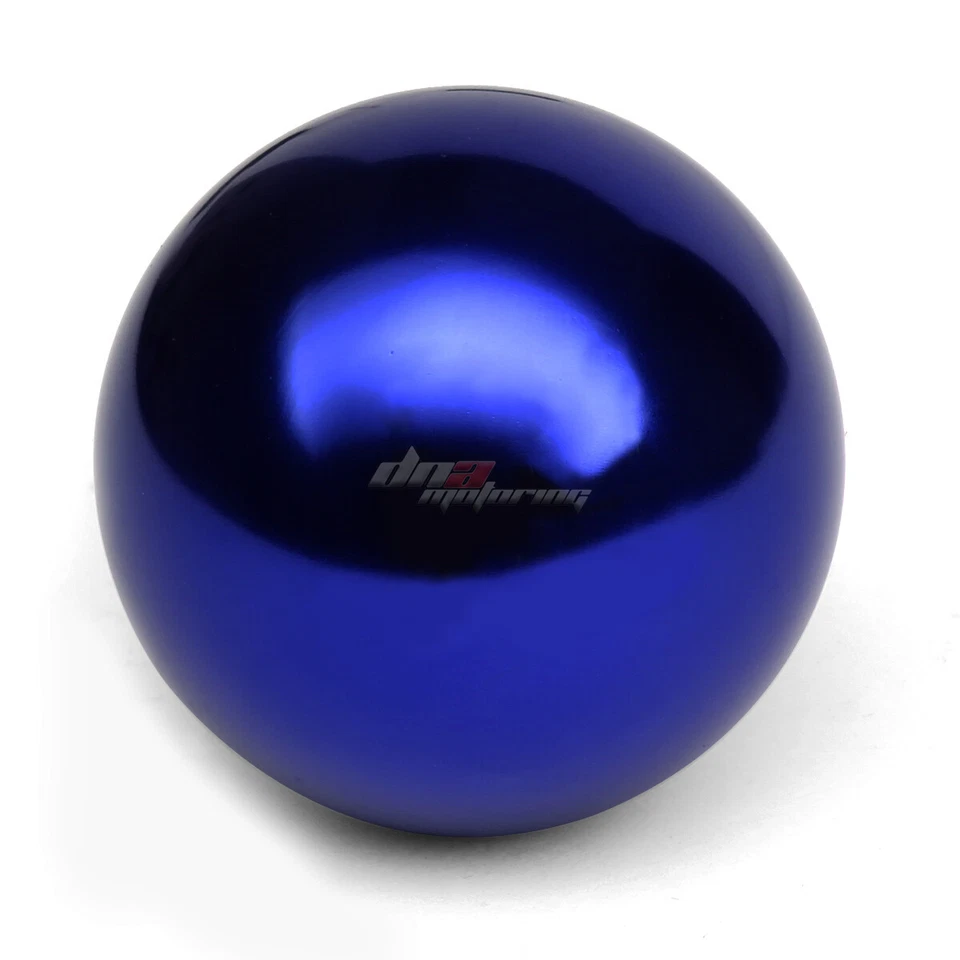 Ball Style MT Manual Transmission Stick Shift Knob Blue w/ M8 M10 M12 Adapters - Изображение 2 из 4