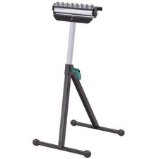 Wolfcraft 6102300 Cavalletto a rullo Pieghevole, Regolabile in altezza 50 kg