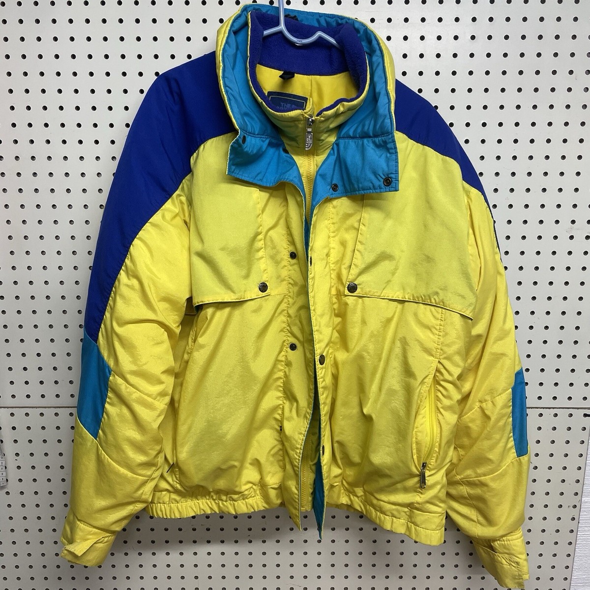 スキー 90s THE NORTH FACE extreme gear Rare Vintage THE NORTH FACE Extreme Gear Color Block Ski