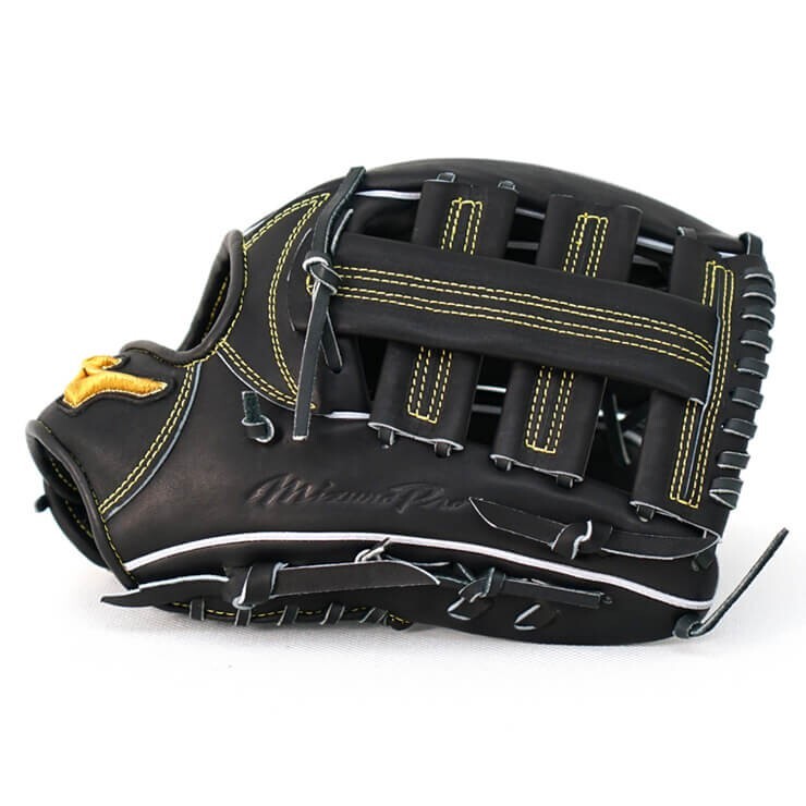 Mizuno Pro Baseball Hard Glove HAGA JAPAN Outfield 12.5inch Made