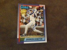 2005 Topps All-Time Fan Favorites Shawon Dunston Autographed Card 