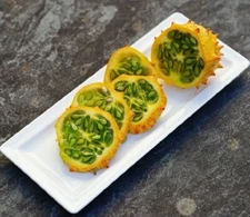 Kiwano Melon Seeds ~Cucumis metuliferus~ Horned Melon~ Heirloom African Cucumber