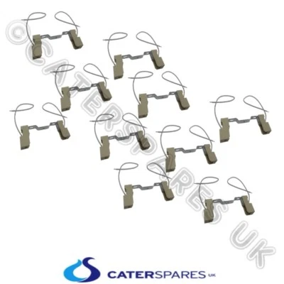 CATERSPARES UK 10 X CATERING GANTRY HEAT LAMP CERAMIC HOLDER R7 STYLE PUSH FIT 120mm LONG